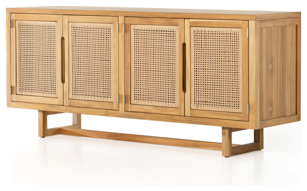 Merit Outdoor Sideboard-Natural Teak-Fsc