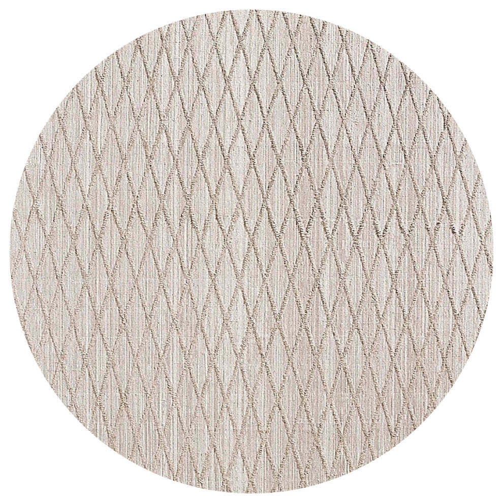 Ahgly Company Indoor Round Mid-Century Modern Area Rugs, 8' Round