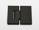78"x46"x38" Frameless 90 Degree Shower Enclosure Glass Hinge, Matte Black