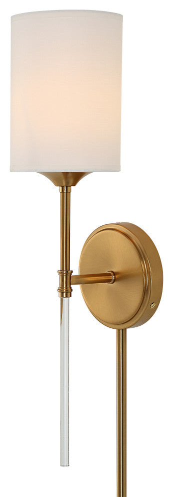 Awyr 1 Light Brass Sconce