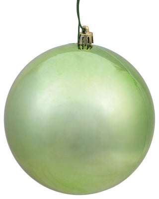 Vickerman N592054Dsv 8" Celadon Shiny Ball Ornament