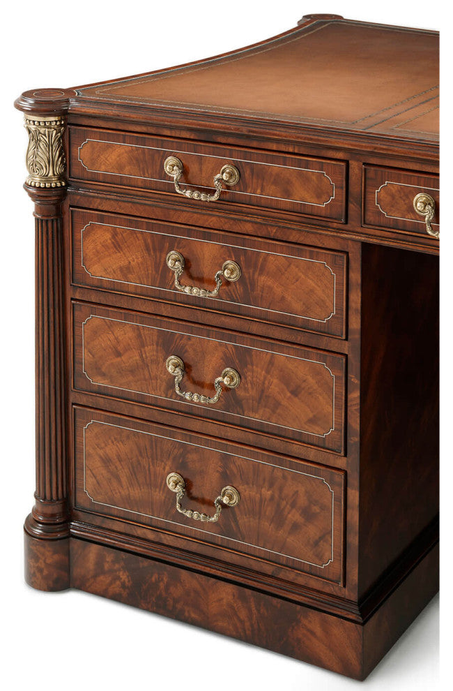 George III Pedestal Desk