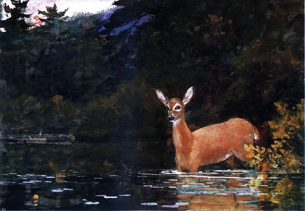 Winslow Homer Solitude, 18"x27" Wall Decal