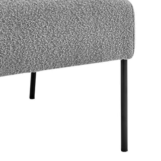 Quinton Fabric Accent Arm Chair, Gray
