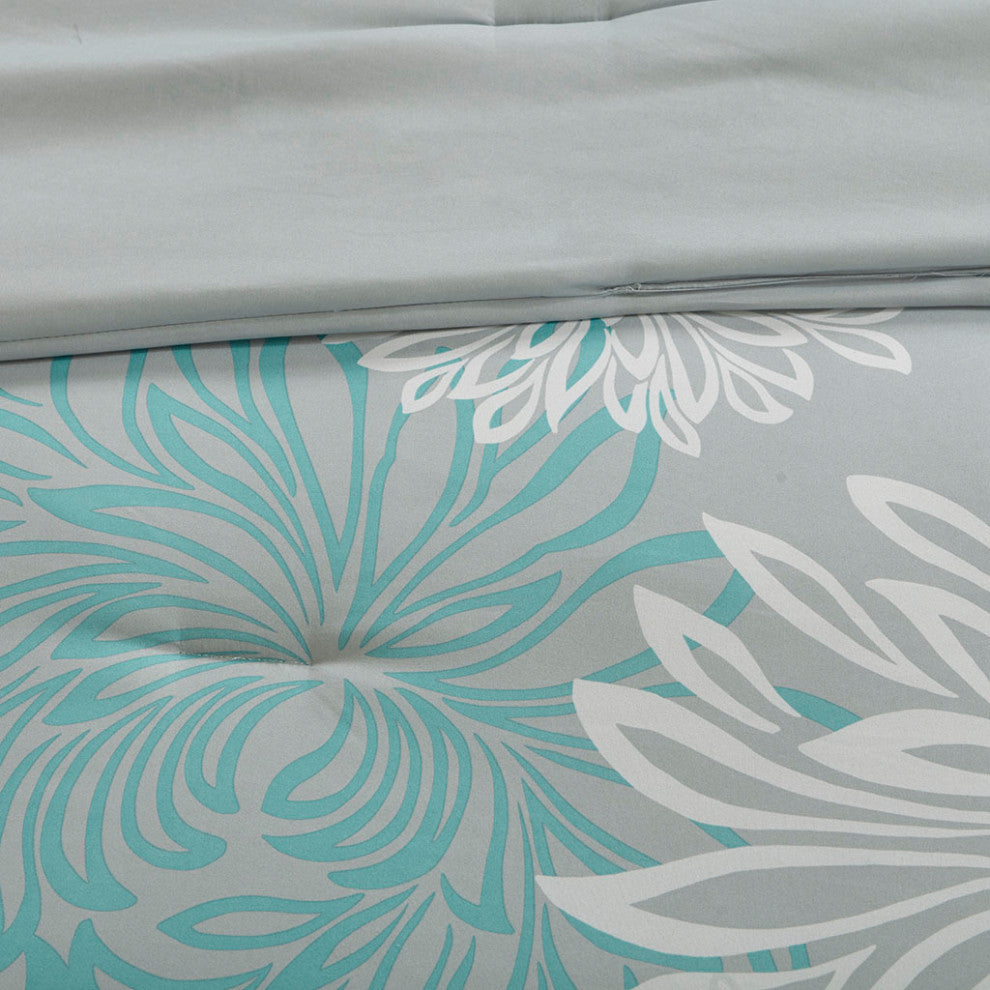 Madison Park Essentials Maible 7 Piece Twin Comforter Set With Cotton Bed Sheets