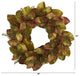 30" Fall Magnolia Leaf and Berries Artificial Wreath
