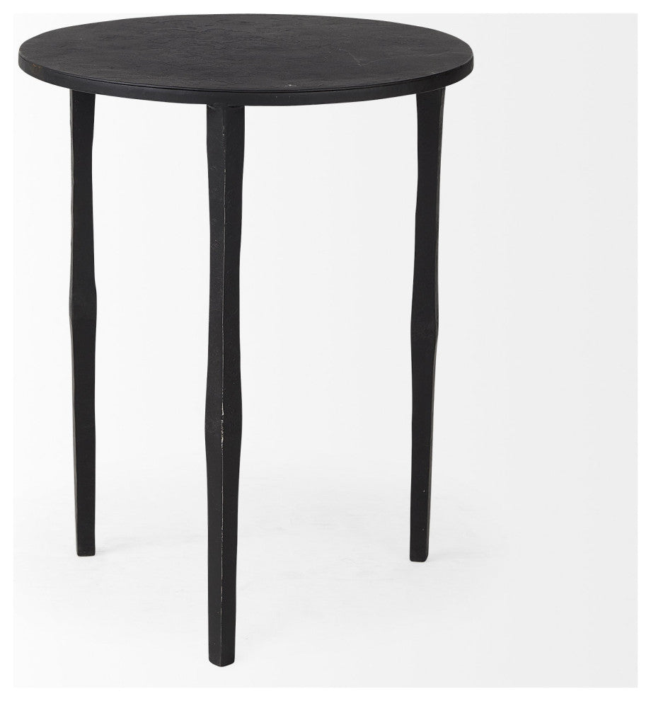 Minimal Black Iron Side Table