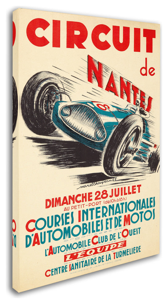 Lantern Press 'Car 14' Canvas Art, 16" x 24"