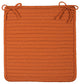 Colonial Mills Chair Pad Simply Home Solid Rust Chair Pad