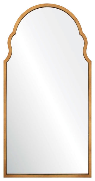 Francine Mirror, Distressed Gold Leaf