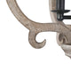 LNC 3-Light Distressed Wood Grayish White Farmhouse Latern Chandelier