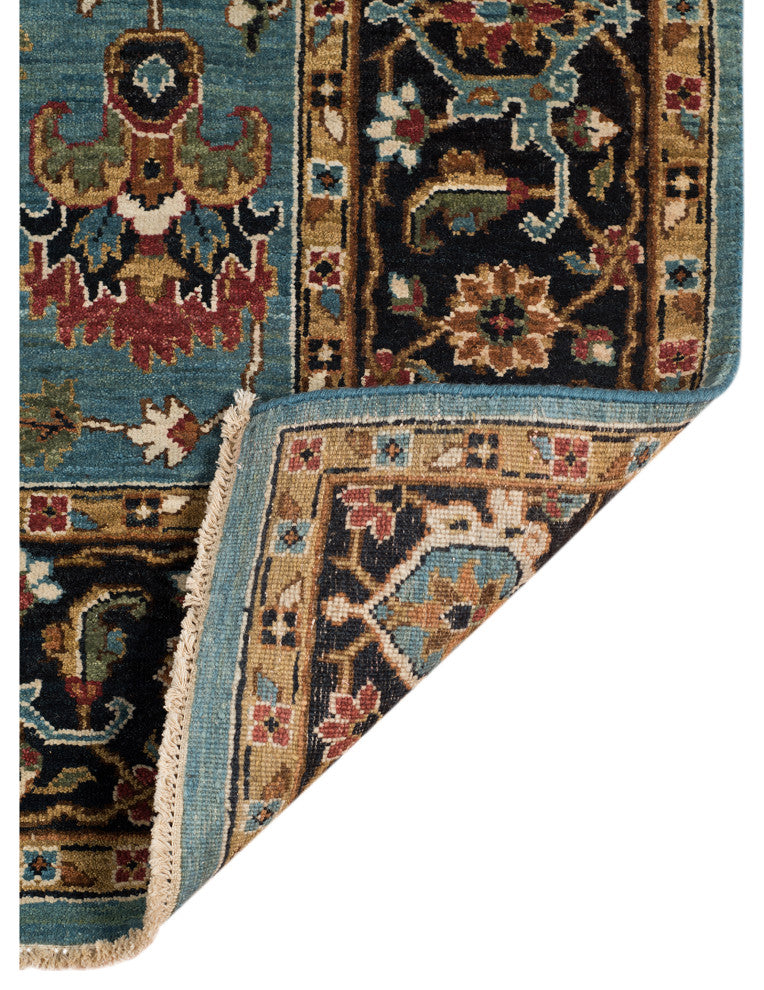 Antiquity Ledbury Runner, Blue, 2'6" x 10', Persian