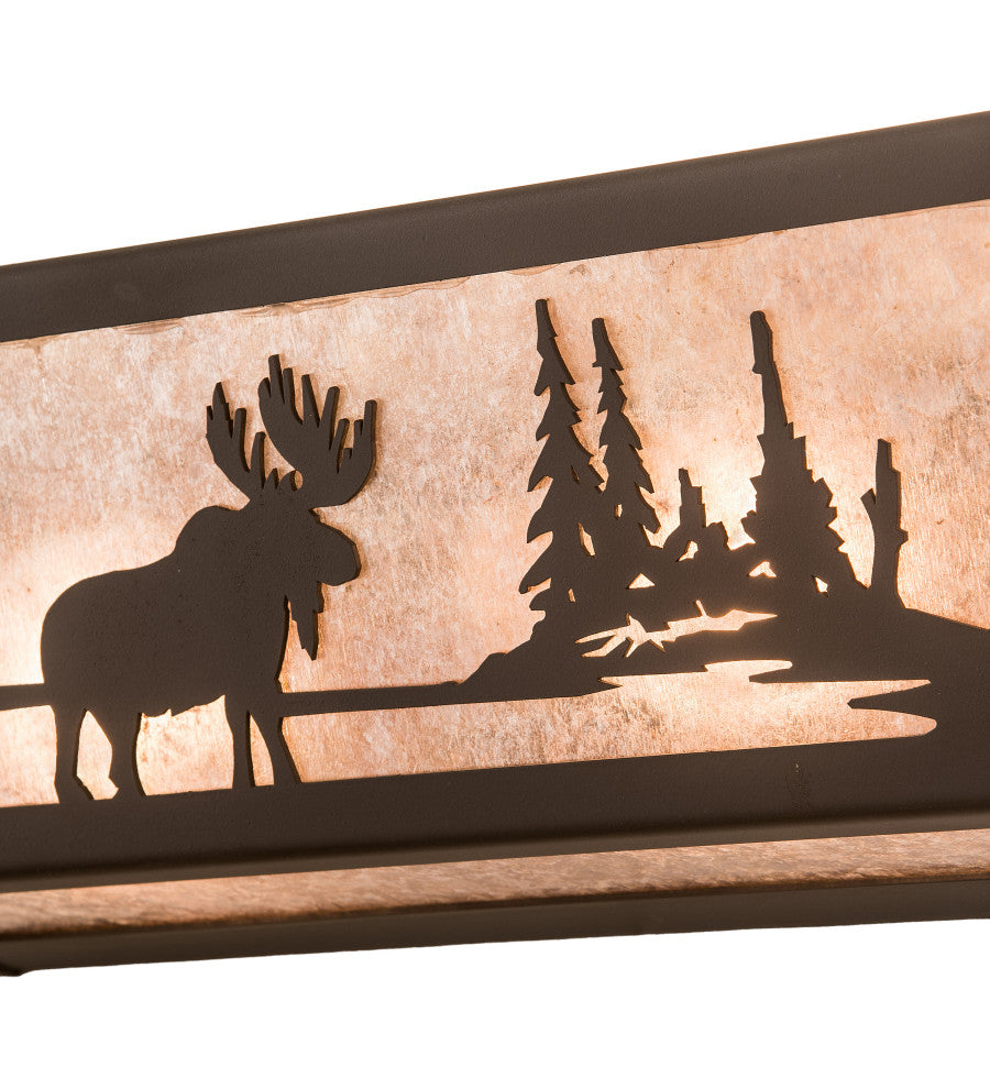 24 Wide Moose at Lake Vanity Light