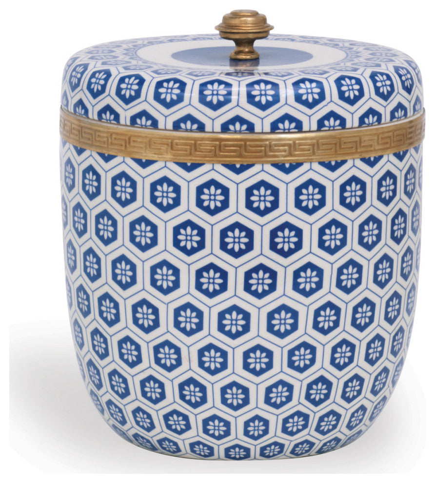 Kenilworth Blue Round Box