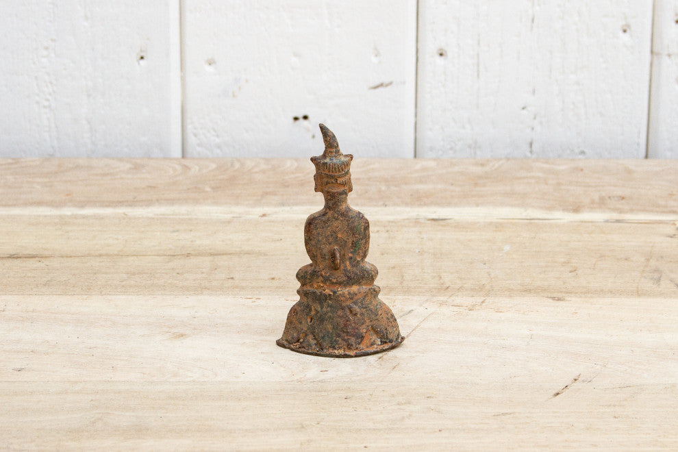 Antique Miniature Patinated Burmese Buddha
