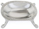 Solid Brass Vintage Soap Dish Bright Nickel 4 5/8" x 3 1/4"