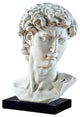 Bust of Michelangelo''s David Statue