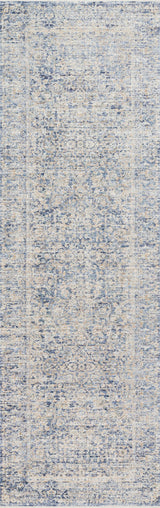 Blue/Gold Pandora Rug, 2'6"x10'