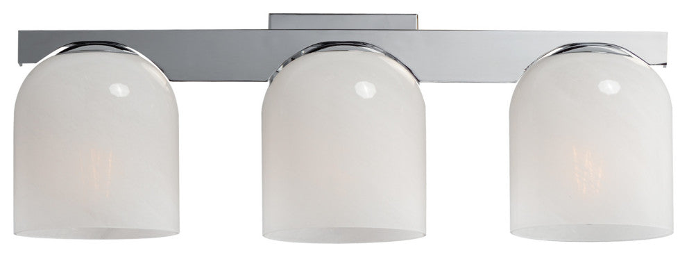 Maxim 21233MR Scoop 3 Light 22"W Vanity Light - Polished Chrome