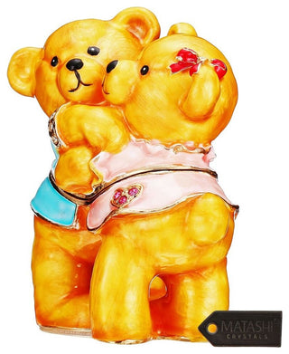 Hand-Painted Best Friends Bears Trinket Box
