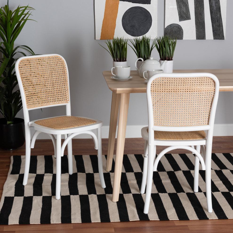 Ramonita Rattan 2-Piece Dining Chair Set