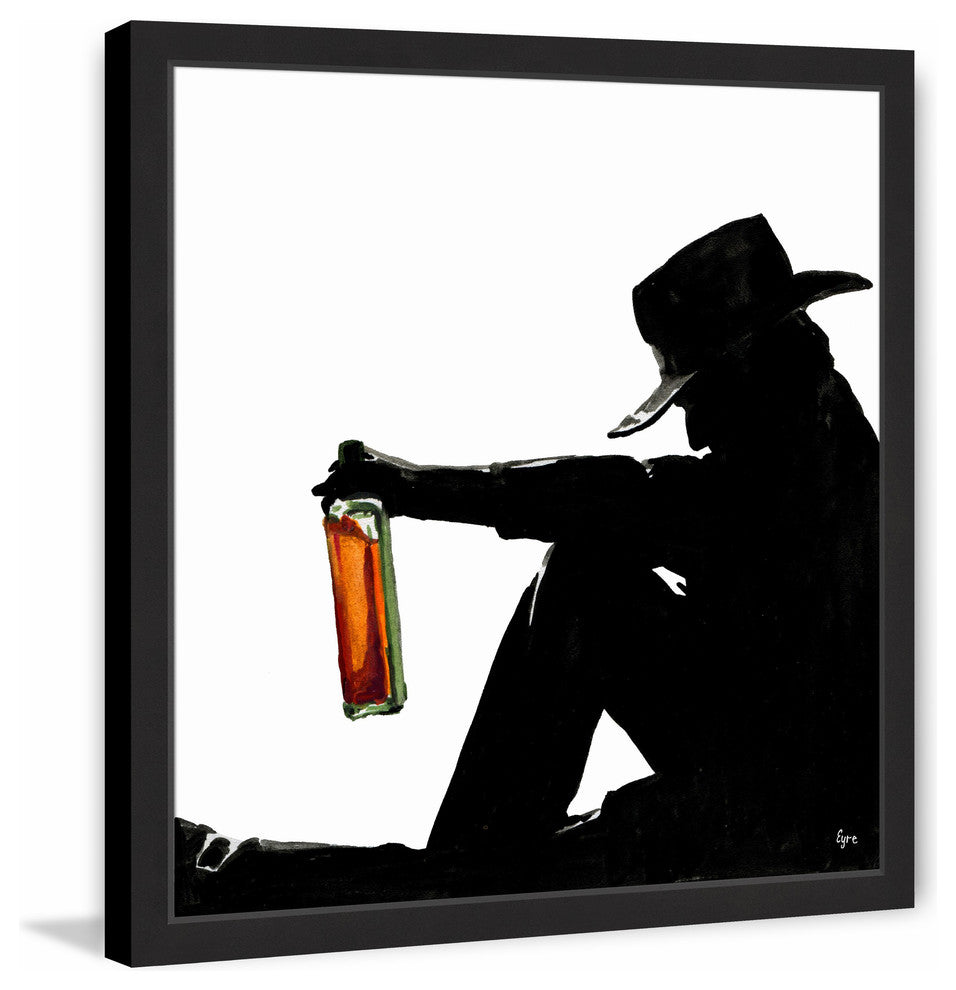 "Butch Cassidy" Framed Painting Print, 24"x24"