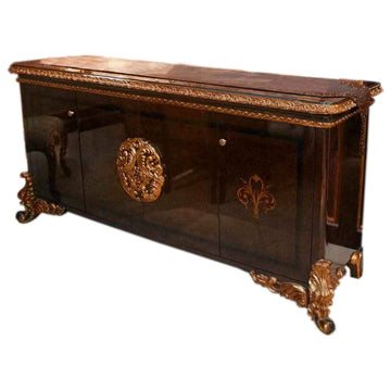 Florence Sideboard Buffet, Antique Gold Finish