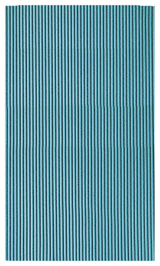 Plain PVC Bathroom Mat, Blue, 26" x 31", Covers 5.5 sq ft