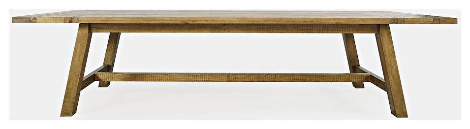 Solid Wood 127 Trestle Dining Table