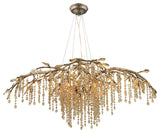 Golden Lighting Autumn Twilight Mystic Gold 12 Light Chandelier