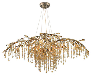 Golden Lighting Autumn Twilight Mystic Gold 12 Light Chandelier