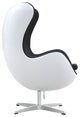Modern Classics Fiesta Fiberglass Chair In Wool, Black