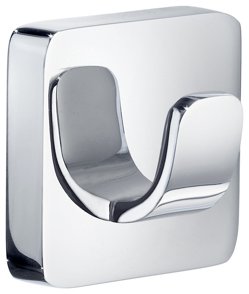 Ice Single Towel Hook, Polished Chrome