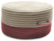 Colonial Mills Pouf Two-Tone Pouf Brick Round