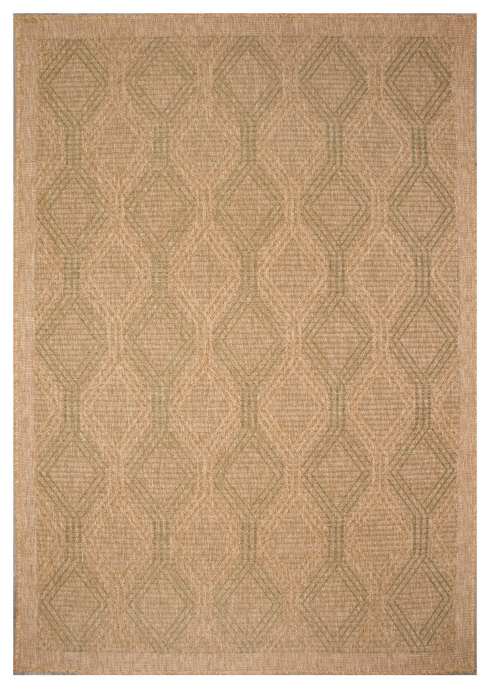 Sahara Links Indoor/Outdoor Rug Green 6'6"x9'3"