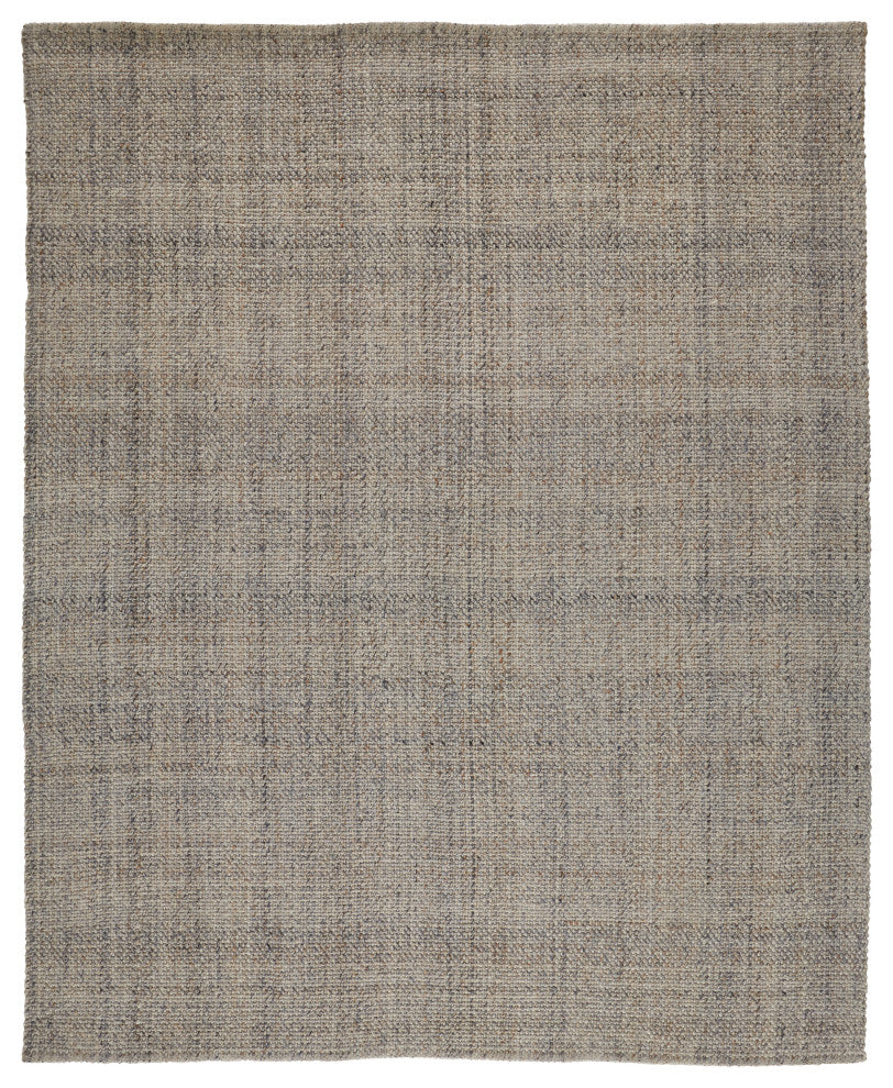 Weave & Wander Siona Space Dyed Flatweave Rug, Ivory/Gray, 10' X 14'