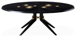 Trocadero Dining Table, Ebonized Oak