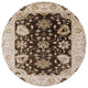 Ahgly Company Indoor Round Mid-Century Modern Area Rugs, 7' Round