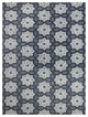 5" X8" X 0.5" Gray Wool Area Rug