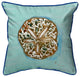 Betsy Drake Betsy's Sand Dollar Extra Large 22 X 22 Indoor / Outdoor Teal Pillo