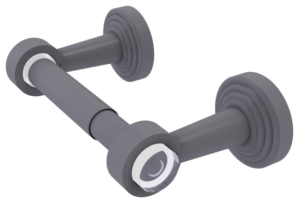 Pacific Beach Two Post Toilet Tissue Holder, Matte Gray