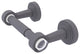 Pacific Beach Two Post Toilet Tissue Holder, Matte Gray