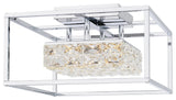 Quoizel PCDZ1716 Dazzle 16"W Flush Mount Square Ceiling Fixture - Polished
