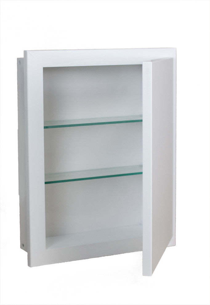Tyndall On the Wall White Cabinet 29.5h x 15.5w x 3.5d