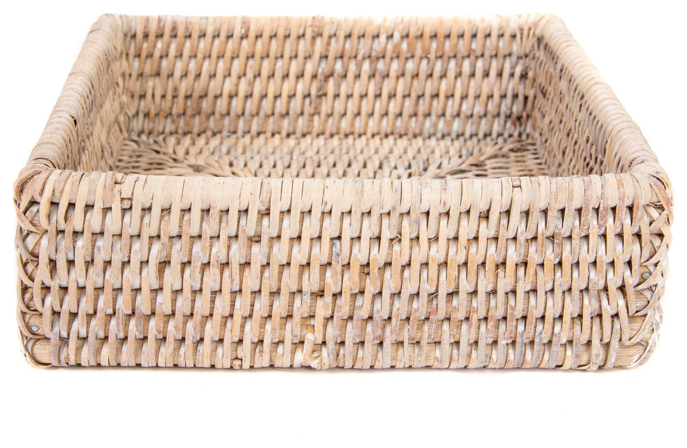 Artifacts Rattan™ Luncheon Napkin Holder, White Wash