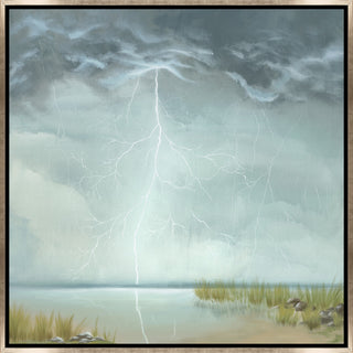 Drawing Lightning, 24 x 24
