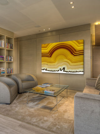 "Sun Mountain" Painting Print on Canvas