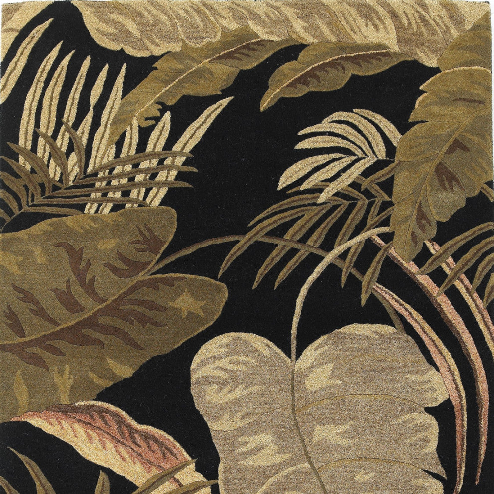 KAS Havana 2616 Midnight Rainforest Area Rug, 8'x10'6"