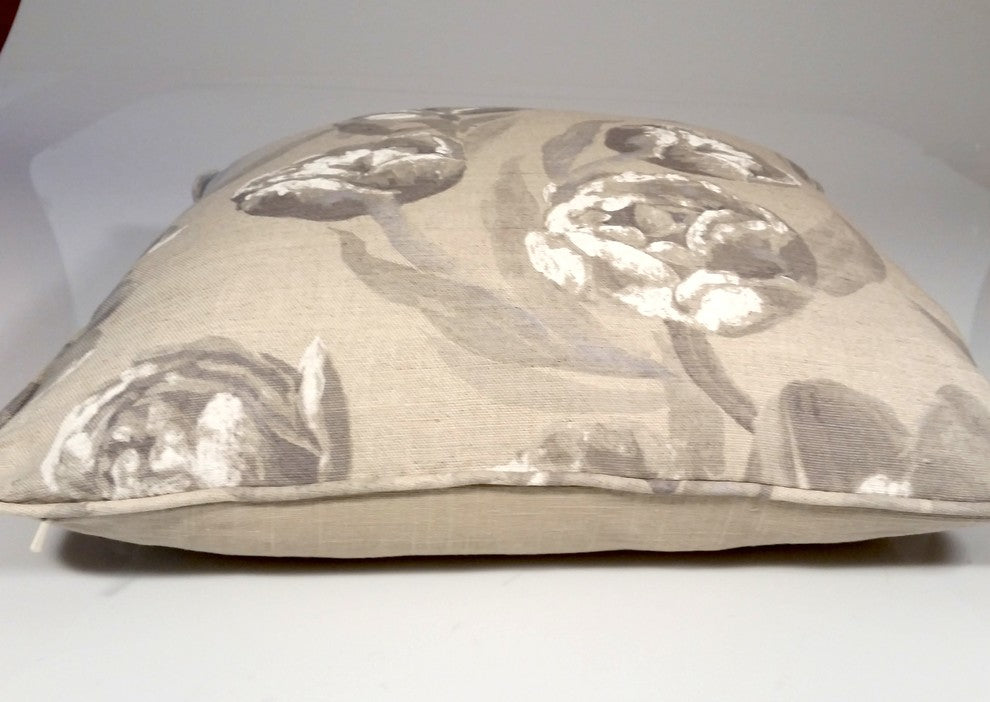 Designer'S Decorative Pillow Cover, Designers Guild Fabric Beige, 22x22