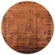 Ahgly Company Indoor Round Mid-Century Modern Area Rugs, 3' Round